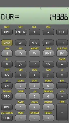 BA Financial Calculator PRO screenshot