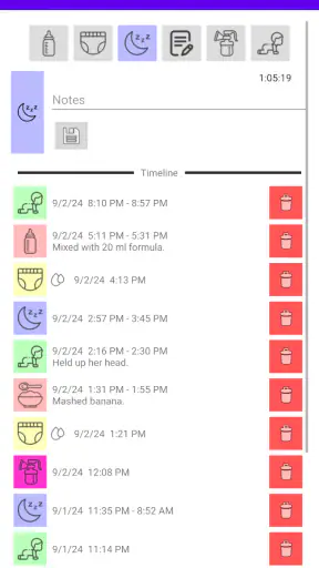 Baby Buddy for Android screenshot