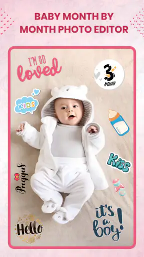 Baby Month Photo Editor Frame screenshot