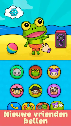 Baby telefoon kinderspelletjes screenshot