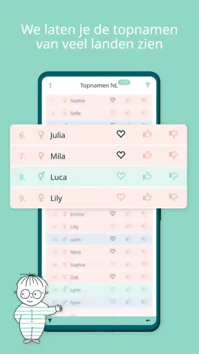 Babynamen / Voornamen 2025 screenshot