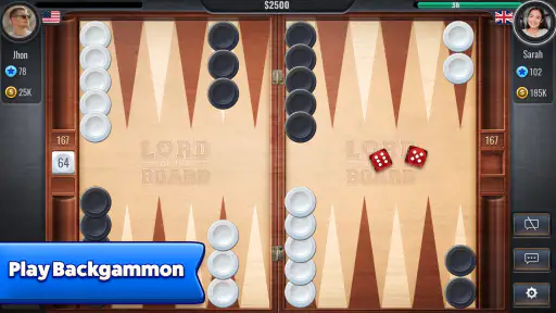 Backgammon - Lord of the Board screenshot