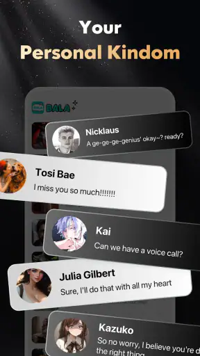 BALA AI: Character AI Chat App screenshot