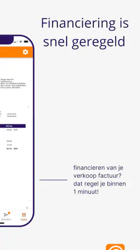 Bank & boekhoudkoppeling screenshot