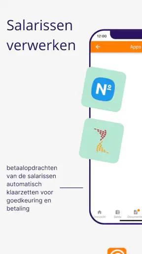 Bank & boekhoudkoppeling screenshot