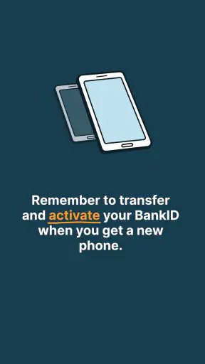 BankID security app screenshot