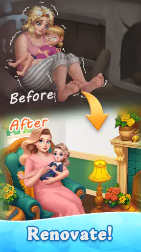 Beauty Tiles: Story & Makeover screenshot