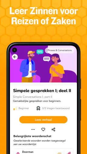 Beelinguapp Taal luisterboeken screenshot