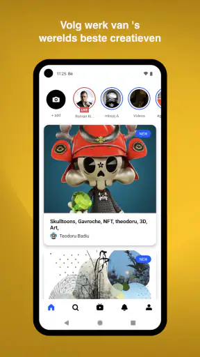Behance- Creatieve Portfolio's screenshot
