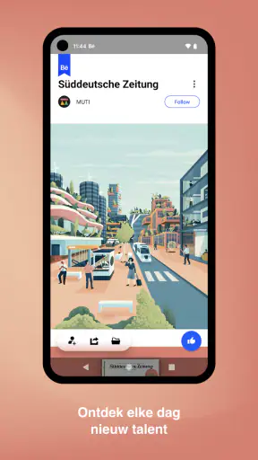 Behance- Creatieve Portfolio's screenshot