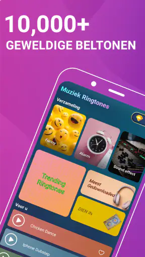 Beltonen muziek telefoon screenshot