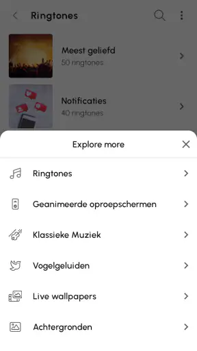 Beltonen voor Android™ screenshot