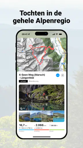 bergfex: wandelen & tracking screenshot