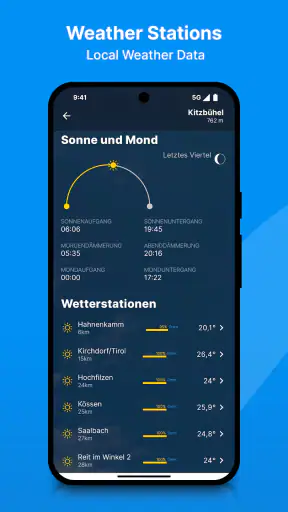 bergfex: weather & rain radar screenshot