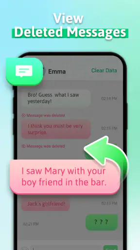 berichten herstellen screenshot