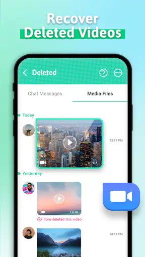 berichten herstellen screenshot