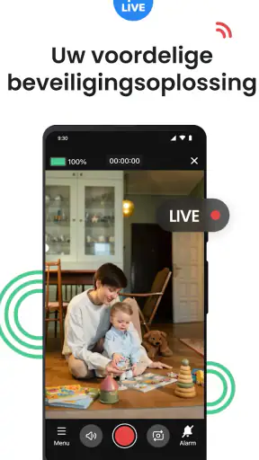 Beveiligingscamera Visory screenshot
