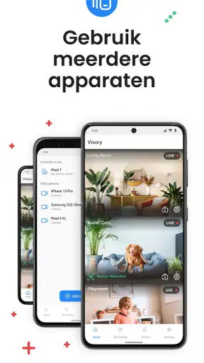 Beveiligingscamera Visory screenshot