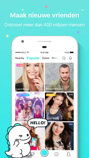 Bigo Live - Livestream, Chat screenshot