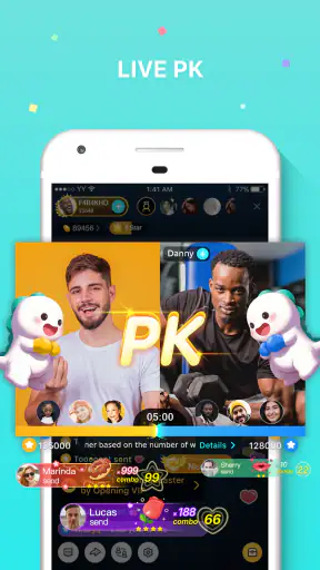 Bigo Live - Livestream, Chat screenshot