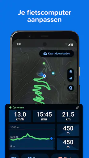 Bikemap: Fietsnavigatie & GPS screenshot