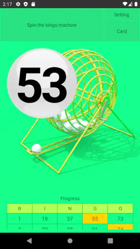 Bingo Machine screenshot