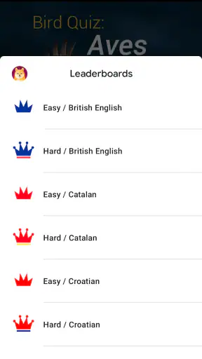 Bird Quiz: Aves Europe screenshot