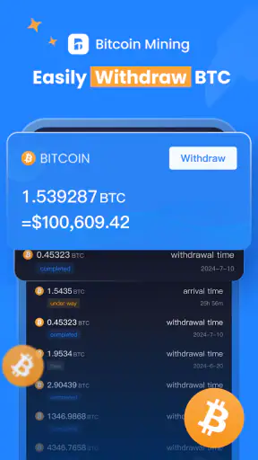 Bitcoin mining - Miner NFT screenshot