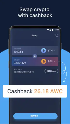 Bitcoin Wallet Crypto Ethereum screenshot