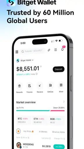 Bitget Wallet: Crypto, Bitcoin screenshot