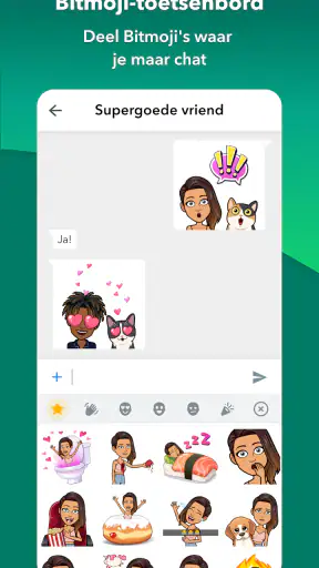 Bitmoji screenshot