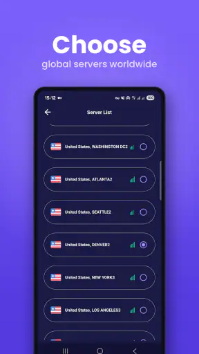 biubiu VPN screenshot