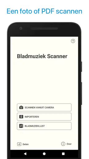 Bladmuziek Scanner screenshot