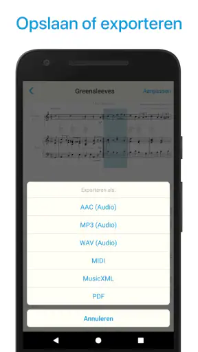 Bladmuziek Scanner screenshot