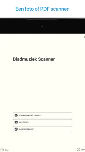Bladmuziek Scanner screenshot