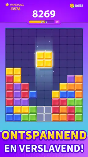 Block Crush - Kubuspuzzelspel screenshot