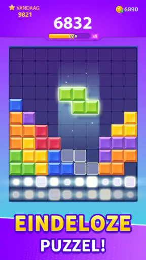 Block Crush - Kubuspuzzelspel screenshot
