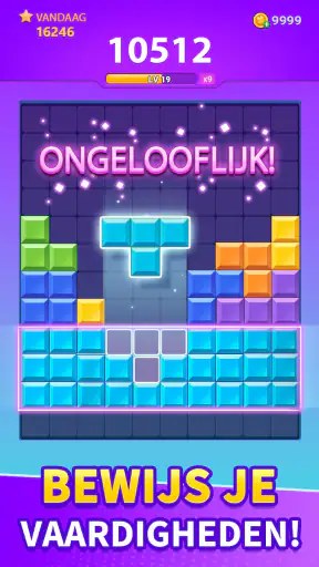 Block Crush - Kubuspuzzelspel screenshot
