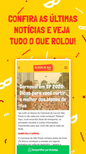 Blocos de Rua - Carnaval screenshot