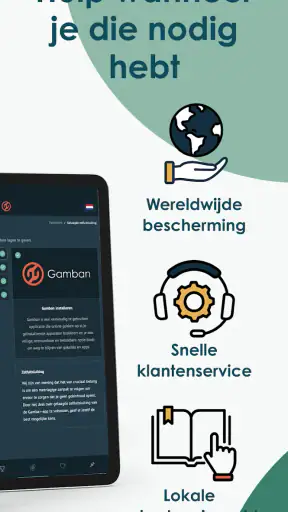 Blokkeer goksites - Gamban screenshot