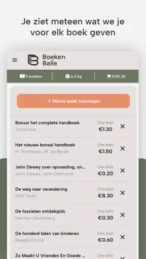BoekenBalie - Boeken verkopen screenshot