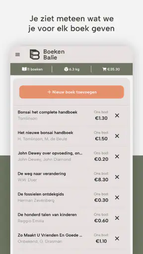 BoekenBalie - Boeken verkopen screenshot