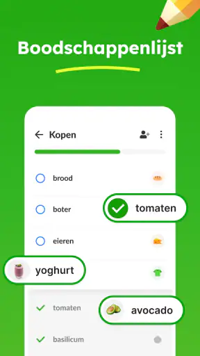 Boodschappenlijst - Listonic screenshot