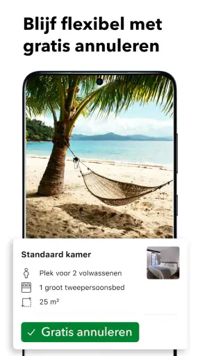 Booking.com Hotelreserveringen screenshot
