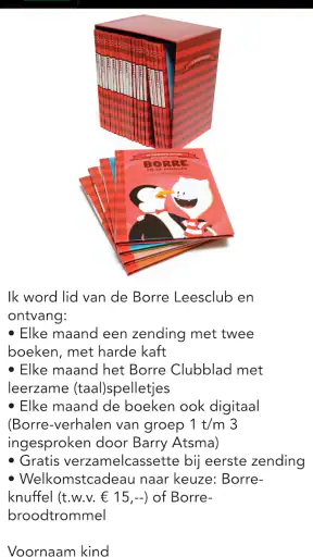 Borre Leesclub screenshot