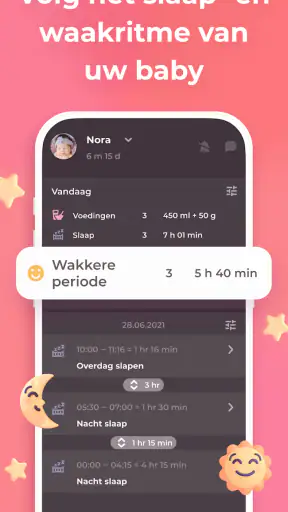 Borstvoeding app Baby tracker screenshot