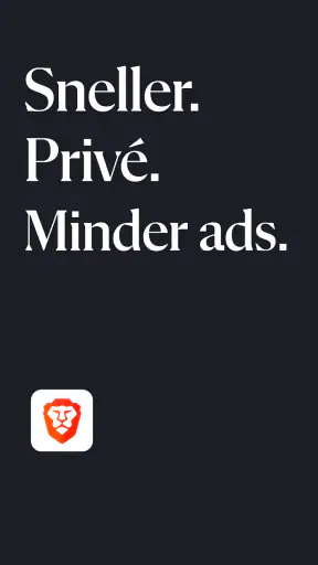 Brave privé-webbrowser screenshot