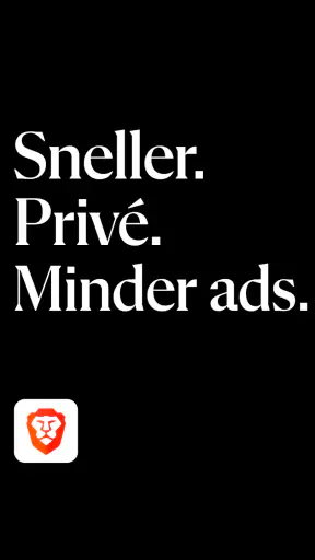 Brave privé-webbrowser screenshot