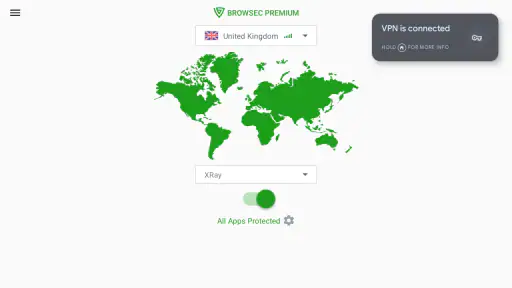 Browsec: Fast Secure VPN Proxy screenshot