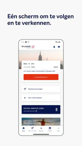 Brussels Airlines screenshot